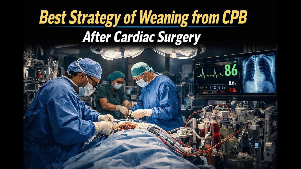 [Refresher Course] Best Strategy for Weaning from CPB after Cardiac Surgery🚑  TEE · MCS Algorithms
