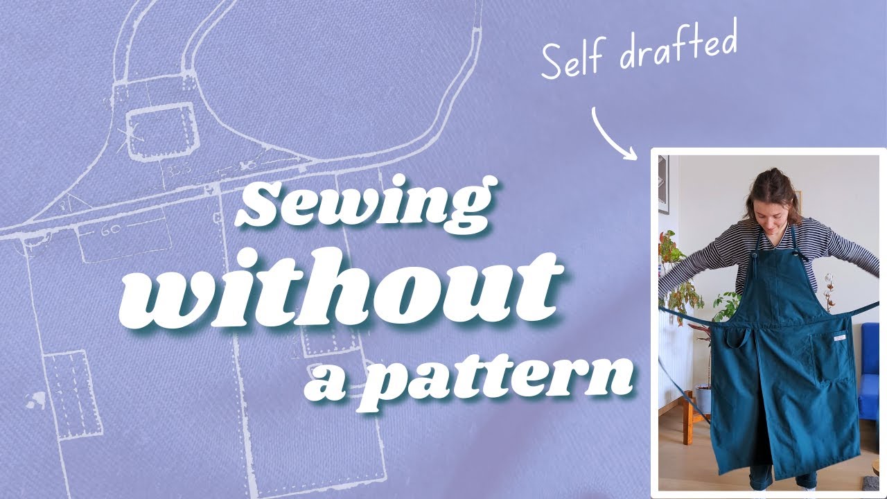 SEW WITH ME - Self drafted POTTERY APRON for my friend
