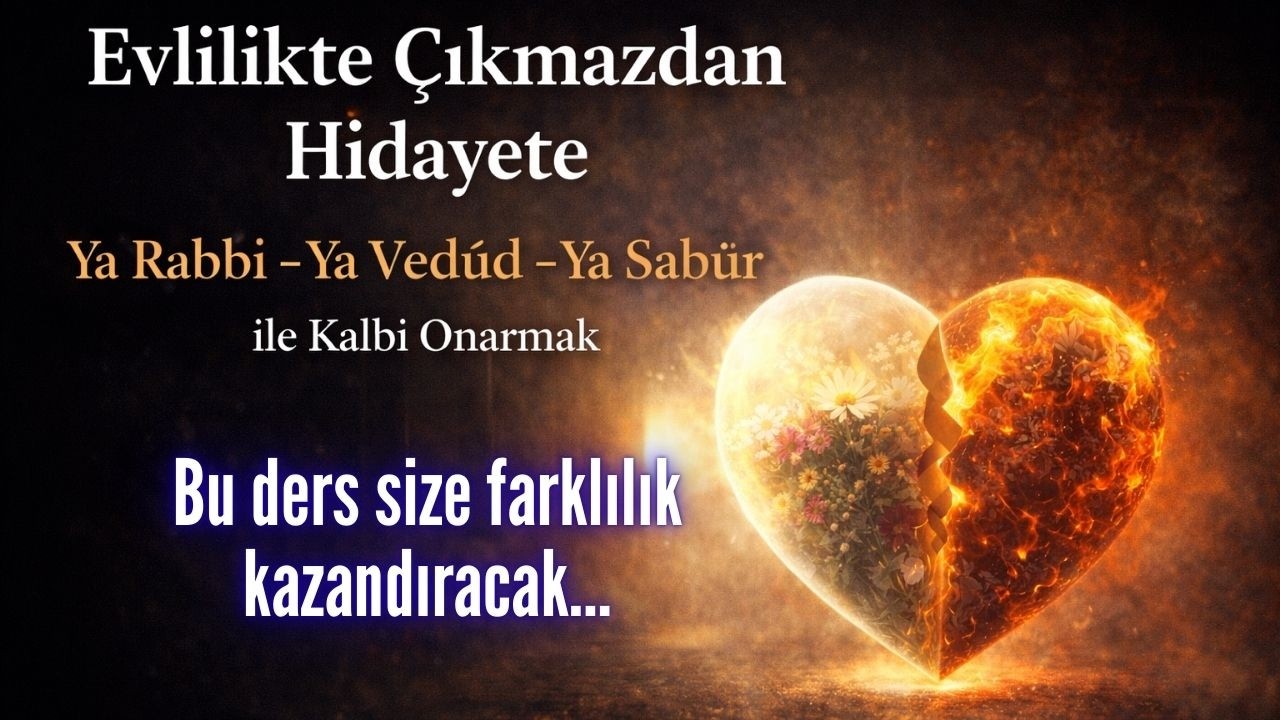 Evlilikte Çıkmazdan Hidayete | Ya Rabbi – Ya Vedûd – Ya Sabûr ile Kalbi Onarmak