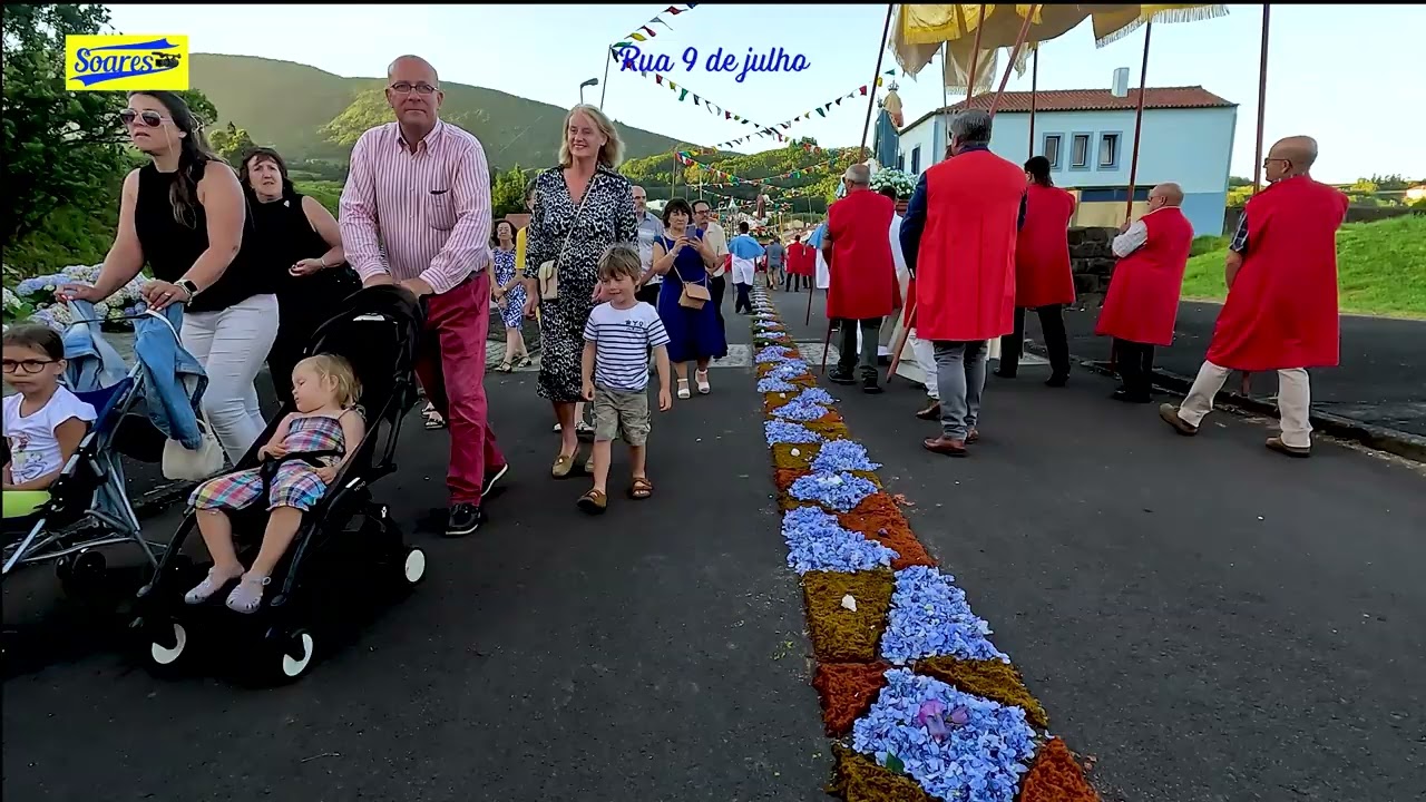 Procissão de Nossa Senhora da Ajuda, freguesia de Pedro Miguel, ilha do Faial,Açores (2023)