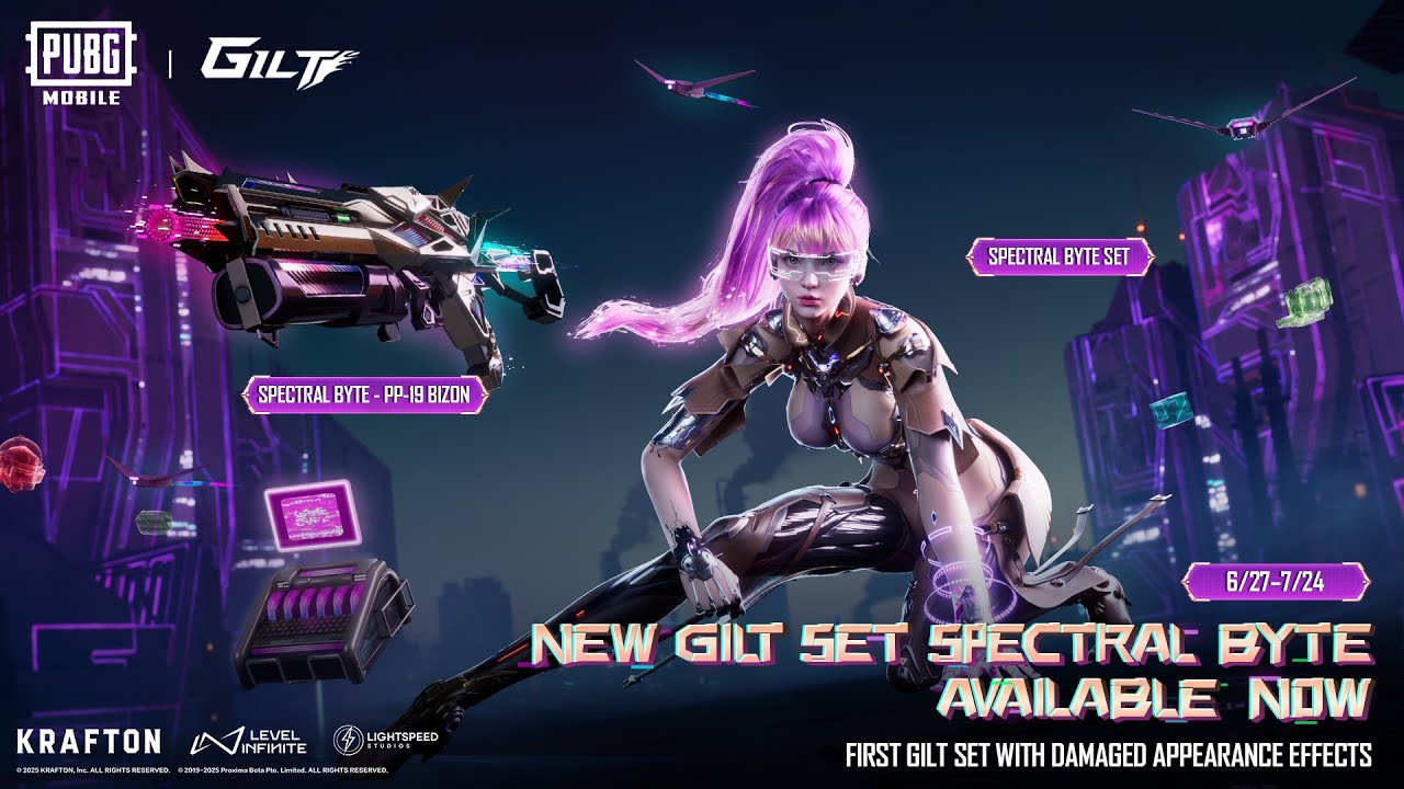PUBG MOBILE | Gilt Set Spectral Byte is Now Available