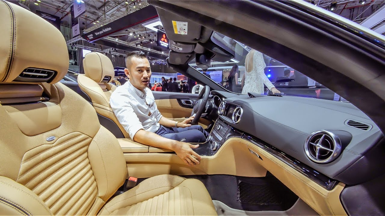 VMS 2018 - Khám phá Mercedes SL400 giá 6,7 tỷ mui trần đẹp rực rỡ tại Việt Nam
