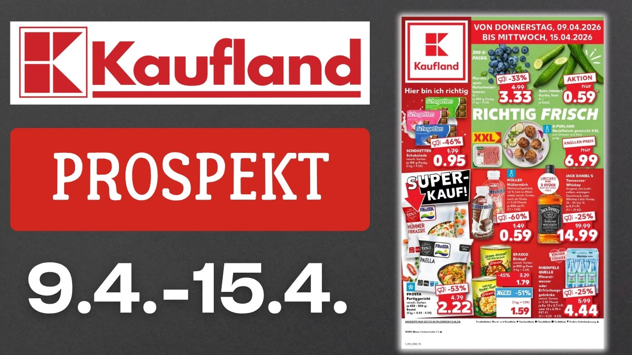 KAUFLAND Angebote ab 9.4.2026 🛒 Die besten Knaller im neuen Prospekt! 🔥 #kaufland