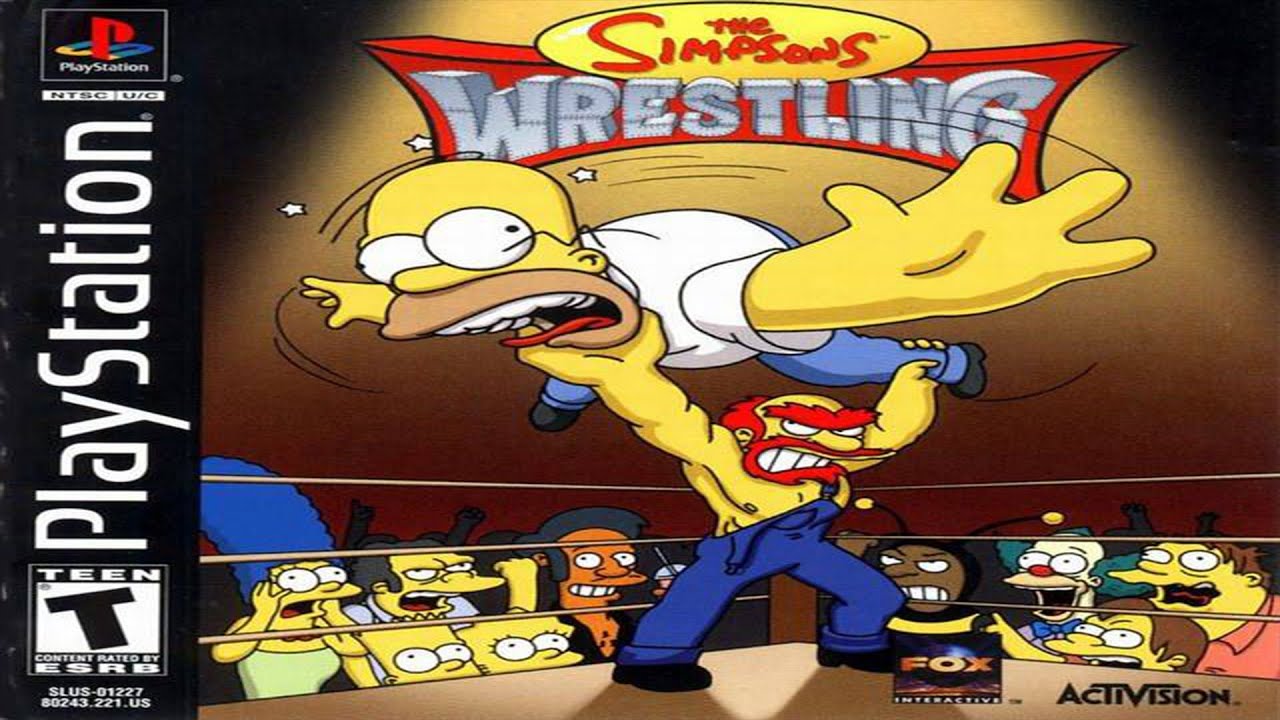 The Simpsons Wrestling Gameplay PS1
