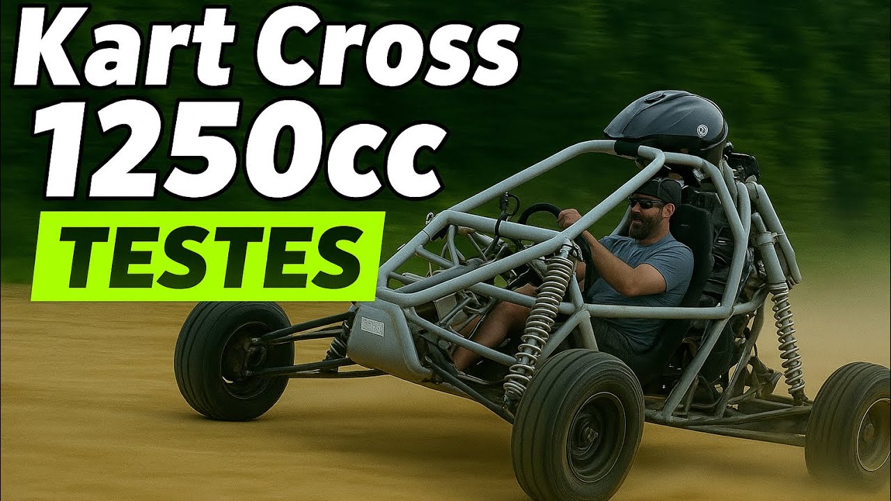 Kart Cross 1250cc parte 2- TESTES iniciais Boxer Day 2025