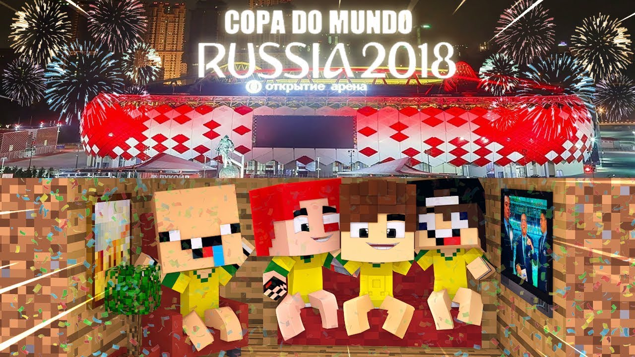 The babies built a camouflaged house at the World Cup!!! - Minecraft