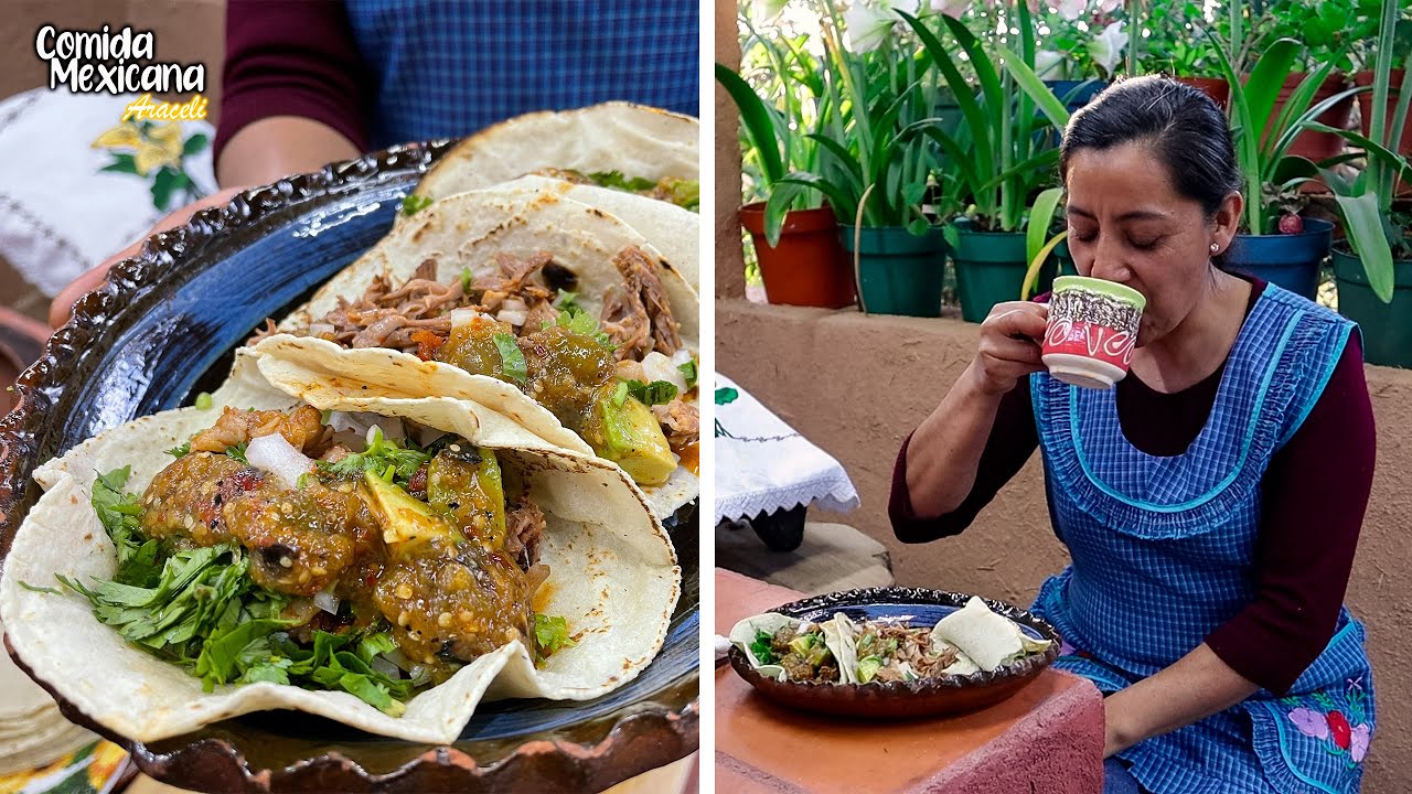Los más fáciles y sabrosos Tacos de Res y Consomé