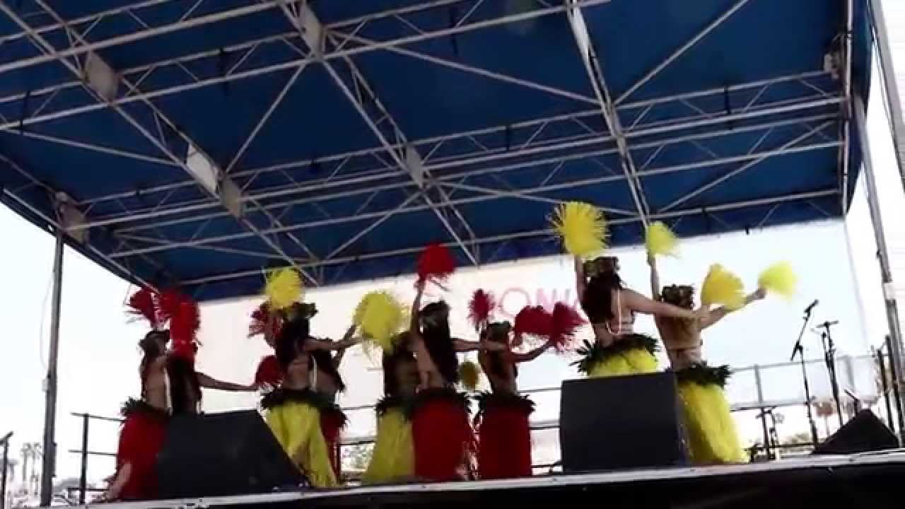 Dance with Leolani- and her Ori Tahiti team performing at the Santa Monica Pier 2015