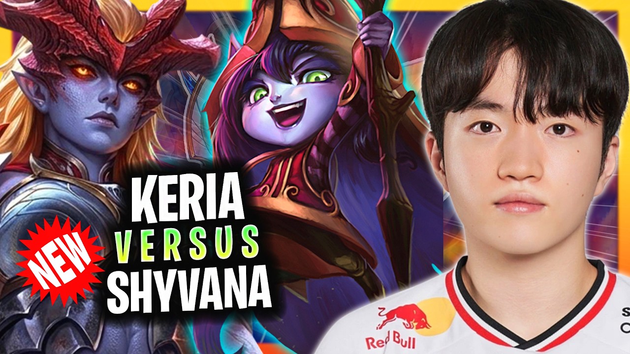 T1 KERIA Lulu Support vs NEW Shyvana REWORK! | T1 Keria Plays Lulu Support Patch 26.6