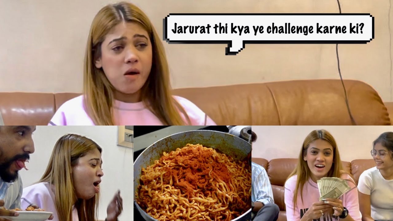 Kuch Jyada hi Spicy Noodles Challenge!! | Nita Shilimkar