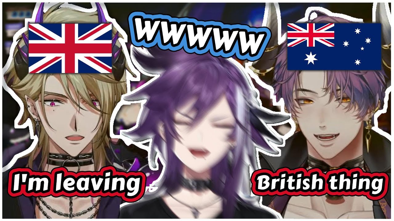 Hakka and Vain laughed at Zander after bringing up British slang lol [Holostars EN]