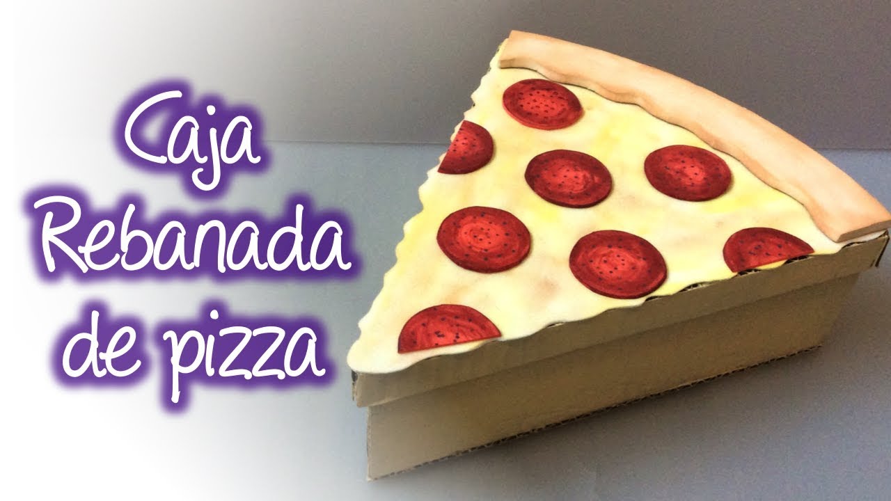 Caja rebanada de pizza, Slice pizza gift box