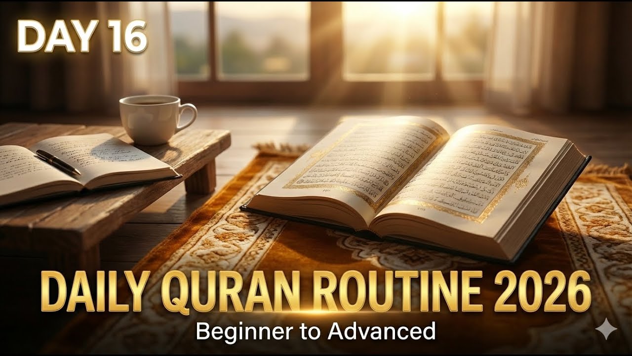 Daily Quran Routine: How to Read Quran Every Day | Beginner to Advanced Day 16 2025