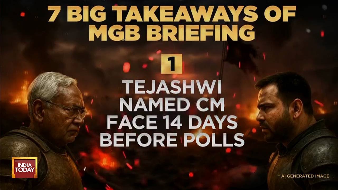Bihar Battle: Grand Alliance's Caste Gamble vs BJP's Corruption Charges | Bihar Poll Battle