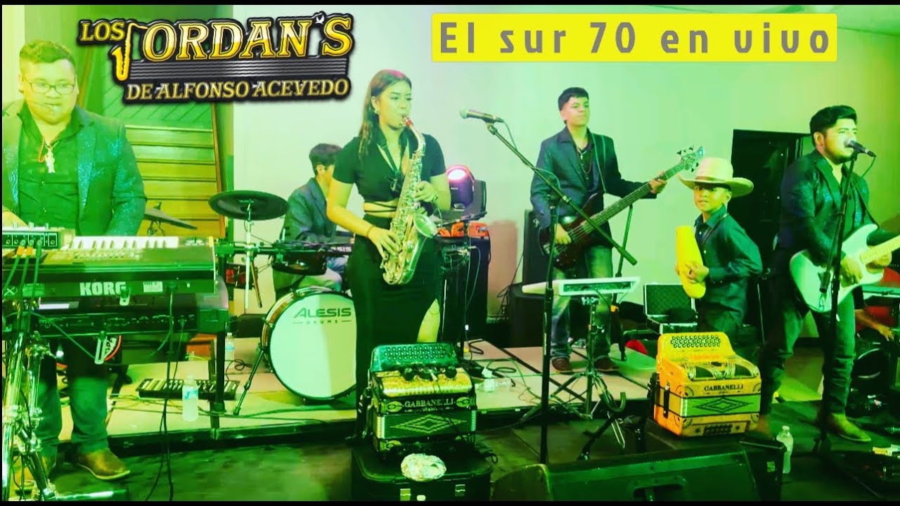 EL SUR 70 LOS JORDAN'S de alfonso acevedo en live