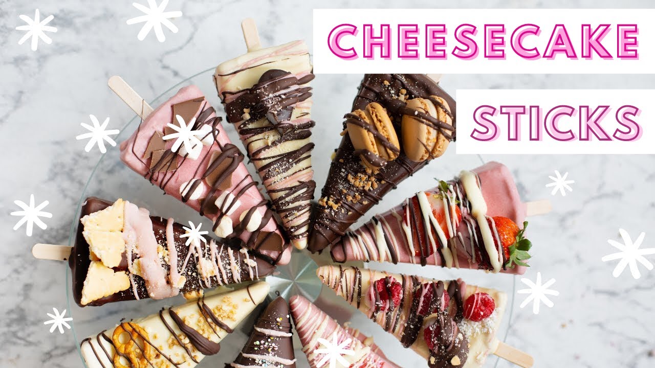 Cake Sticks | Kuchen am Stiel | Cheesecake on a stick | Käsekuchen am Stiel | Cake Trend | TRYTRYTRY