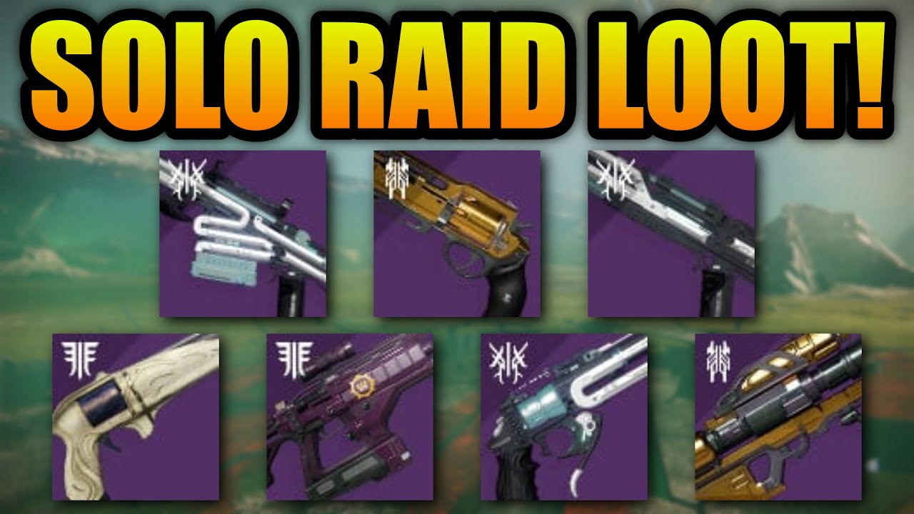 Solo Raid Loot - 17 Raid Chests Without a Team