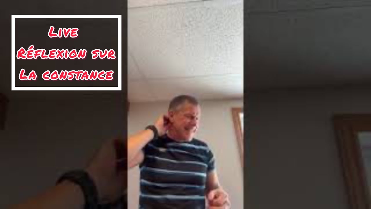 Live réflexion sur la constance et la discipline