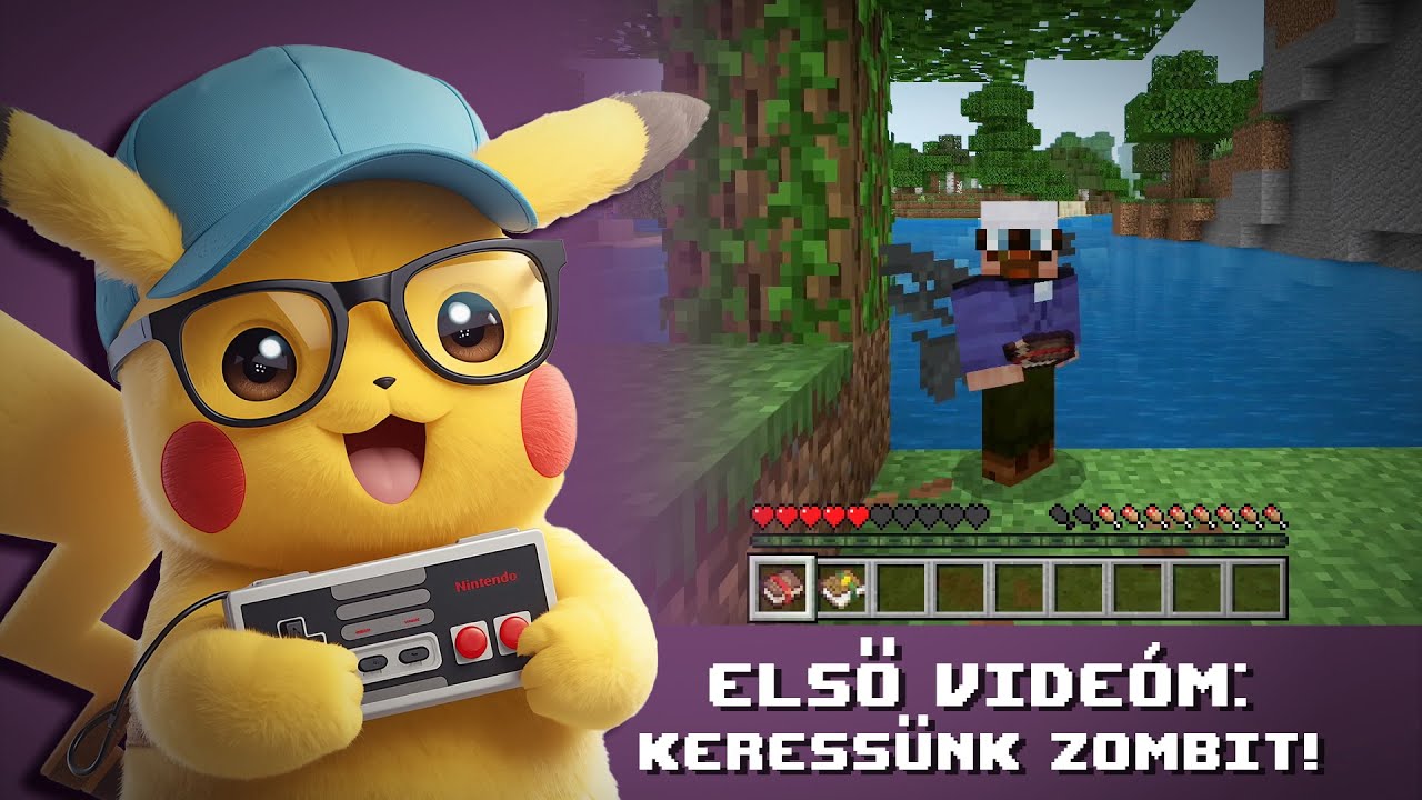 Minecraft 01: Keressünk zombit! / gameplay