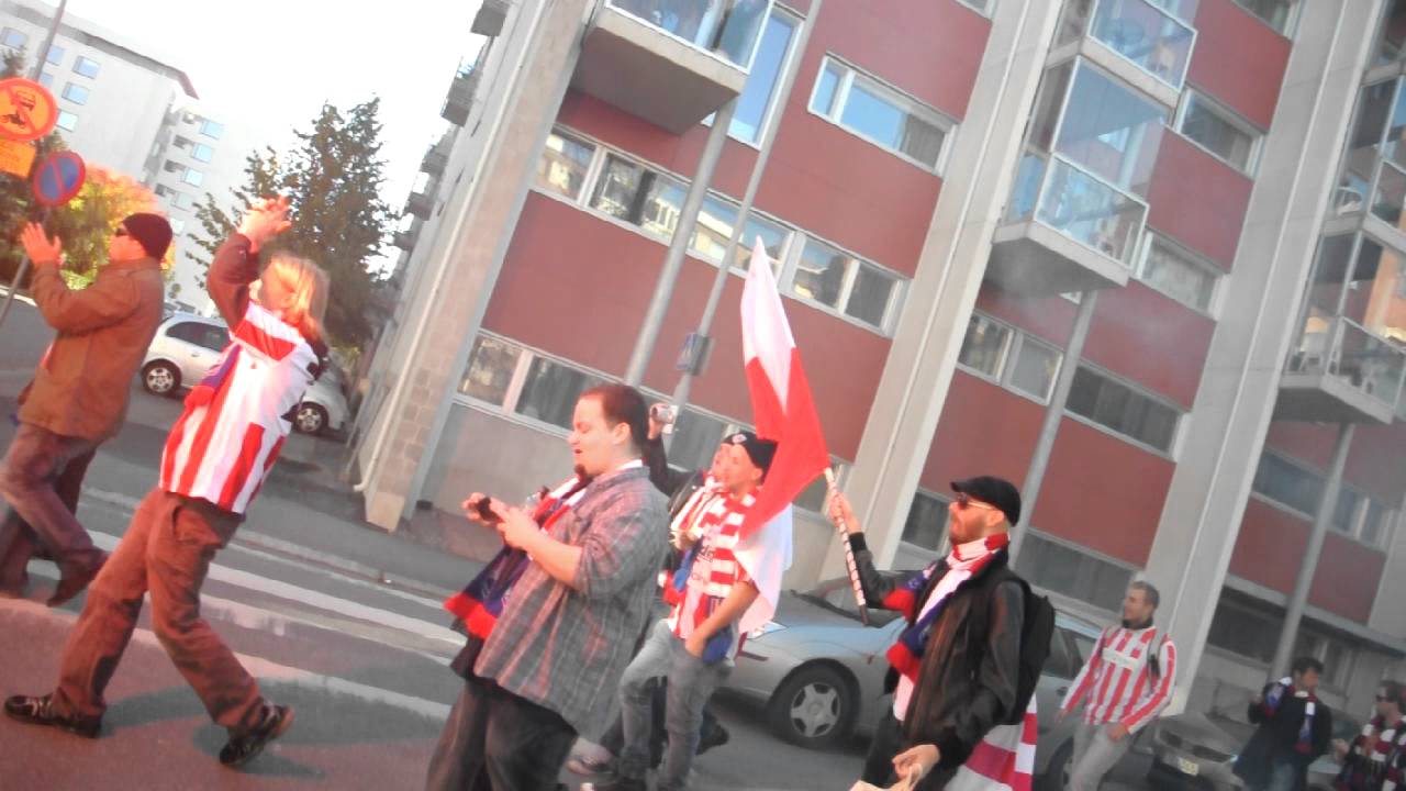 BK-46 supporters at Tampere 1.10 2011