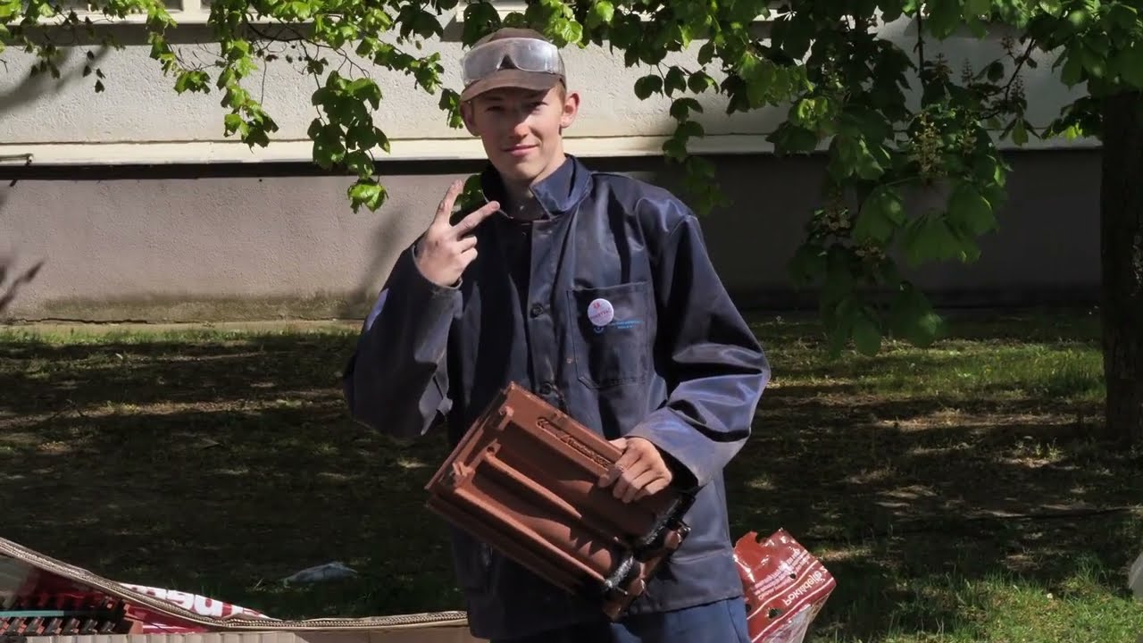 Patrik Svoboda - pokrývač, vítěz celostátní soutěže a laureát 16. ročníku přehlídky České ručičky.