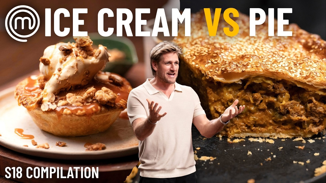 Самые необычные вкусы пирогов и мороженого в истории! 🥧🍨 | MasterChef Австралия | 18 сезон, 28 се...