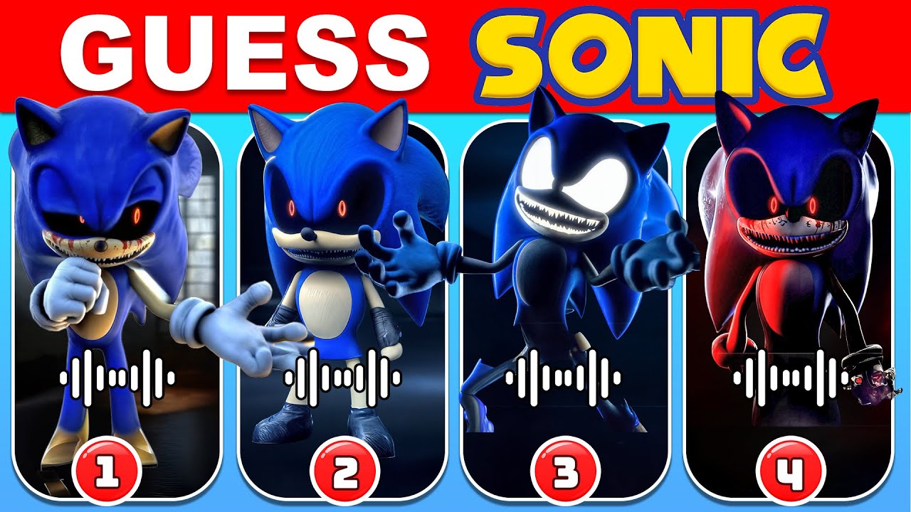 Guess Sonic Meme and Dance by Their Voice ~ Ultimate Sonic. Exe & Sonic The Hedgehog 3 Movie Quiz