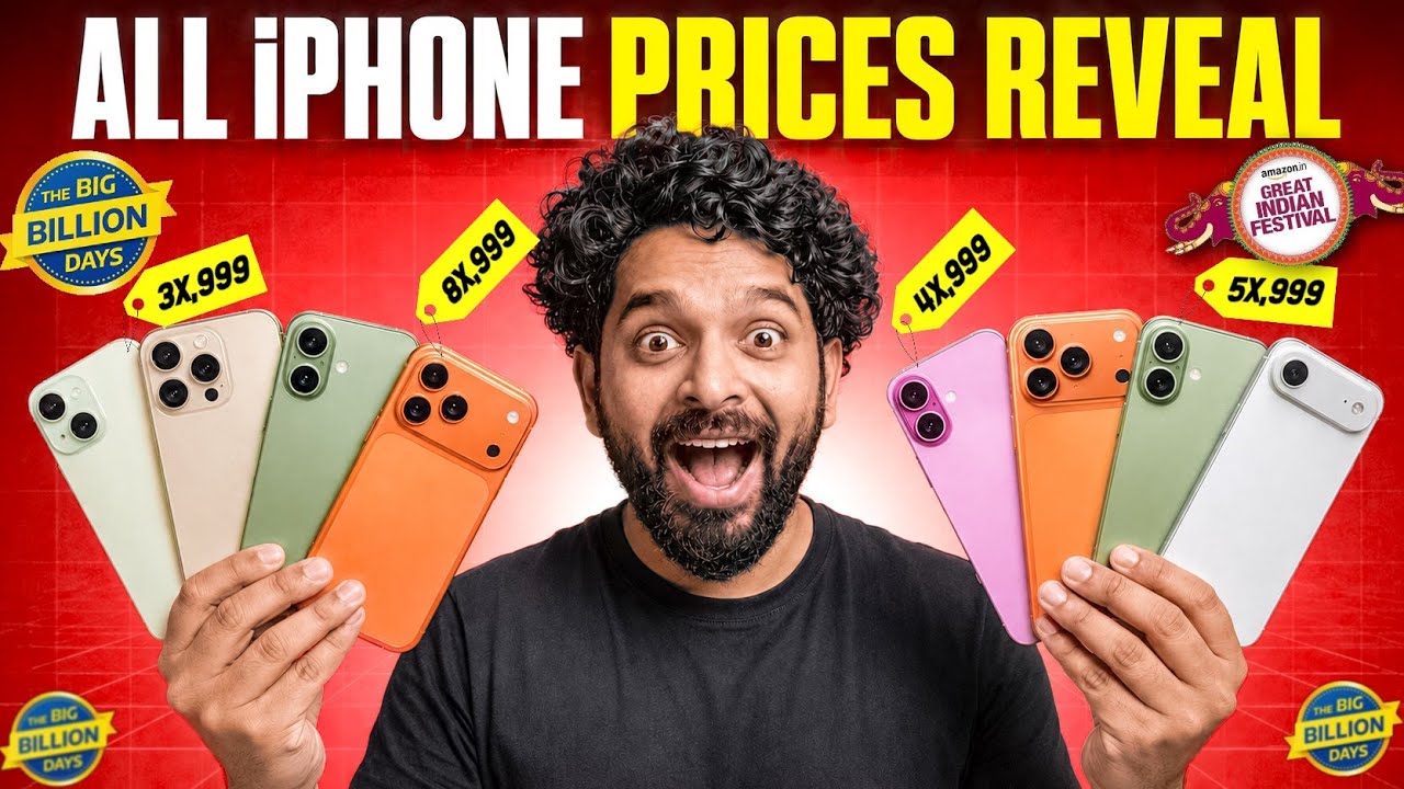 All iPhone Prices Leaked for Flipkart Big Billion Days 2026 🤯 | iPhone 15, 16, 17, 17 Pro & More