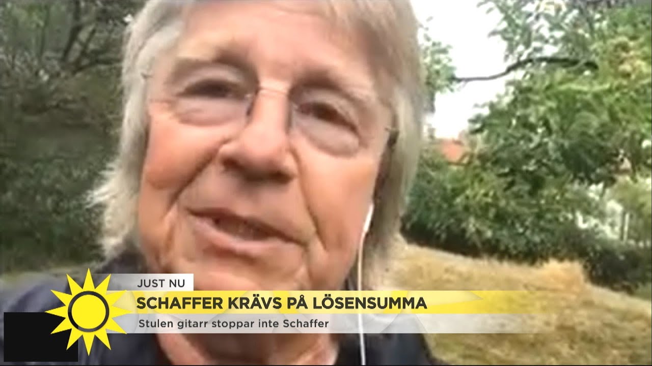 Janne Schaffers gitarrer blev strulna – nu utpressas han av brottslingarna - Nyhetsmorgon (TV4)