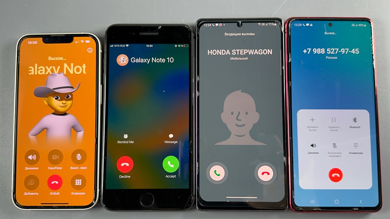 Outgoing Calls IPhone 13 + IPhone 8+ + Samsung Galaxy Note 20/ Samsung Galaxy Note 10
