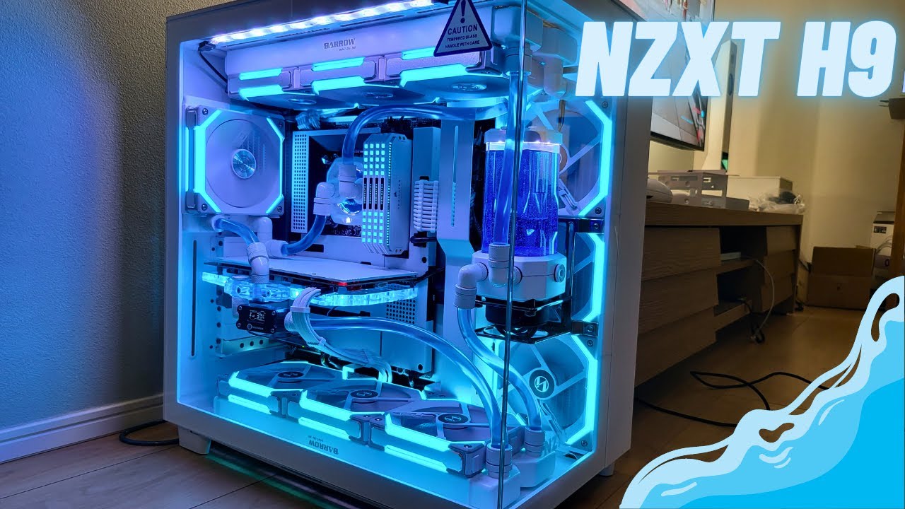 Сборка игрового ПК NZXT H9 | Пользовательский контур | RTX 4090