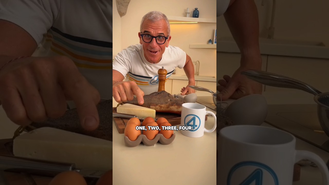 LA CARBONARA FANTASTICA! #chefmaxmariola #fantasticfour