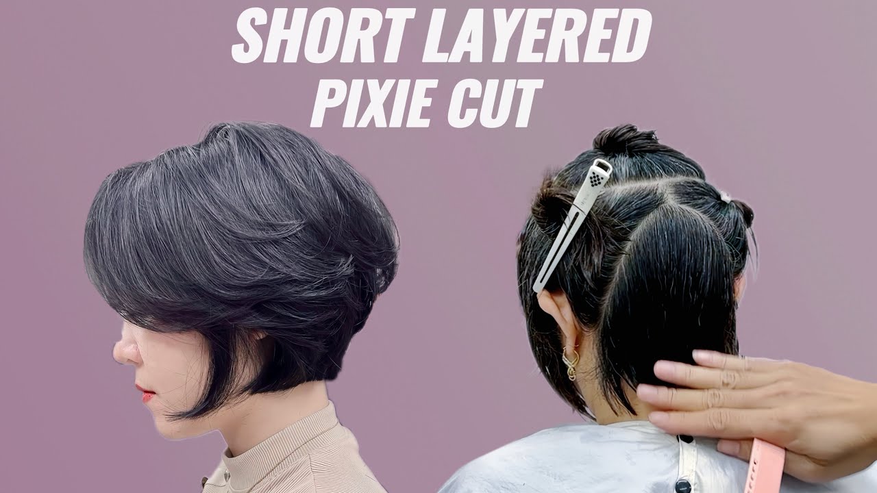 How to Cut a Perfect Short Layered | Short Layered Cut Secrets for Thick Hair | Guide Step-by-Step