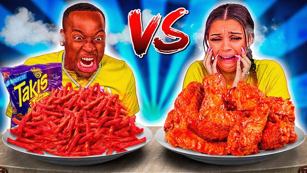 SPICY VS EXTREME SPICY FOOD CHALLENGE