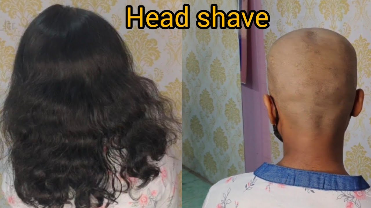 head shave || hair to no hair || shaving