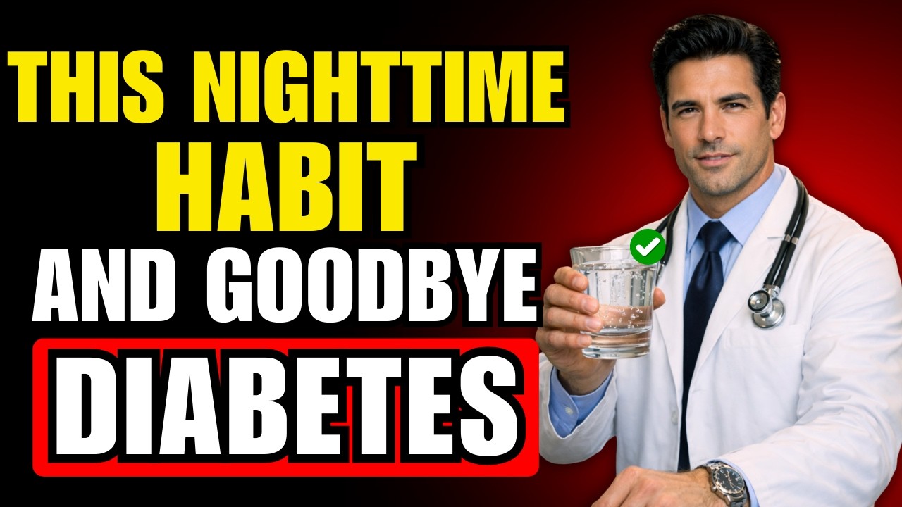 6 Nighttime Habits Diabetics MUST Do to Lower Blood Sugar and A1C