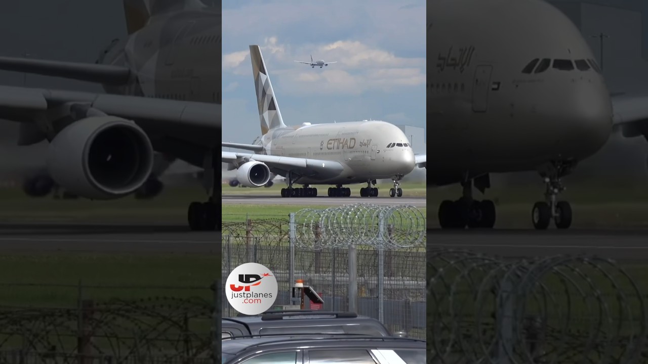 Etihad Airbus A380 #etihad #airbus #a380