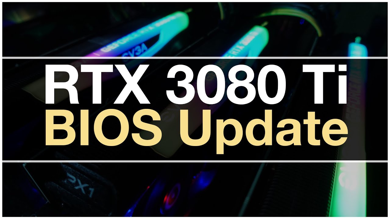 Updating EVGA GPU BIOS for More Hashrate? Eh, Maybe? (RTX 3080 Ti Tested)