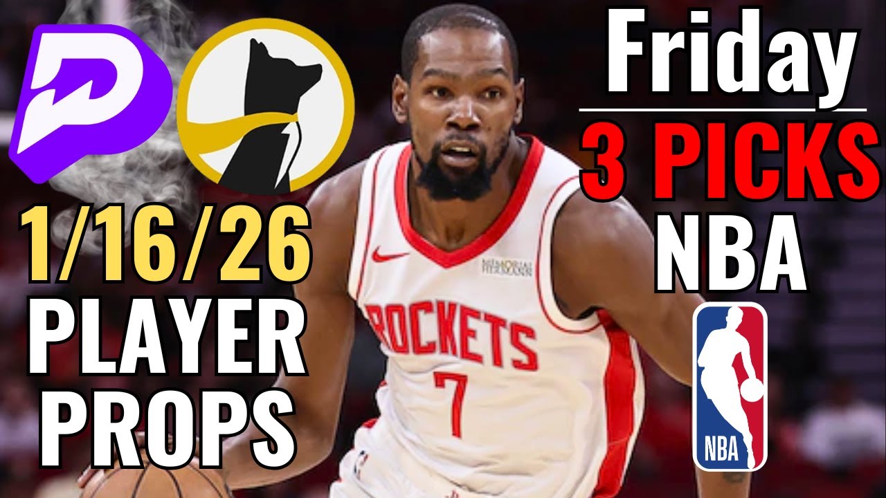 9-1 RUN🔥 PRIZEPICKS UNDERDOG NBA FRIDAY 1/16/26 BEST PLAYER PROPS TODAY!!