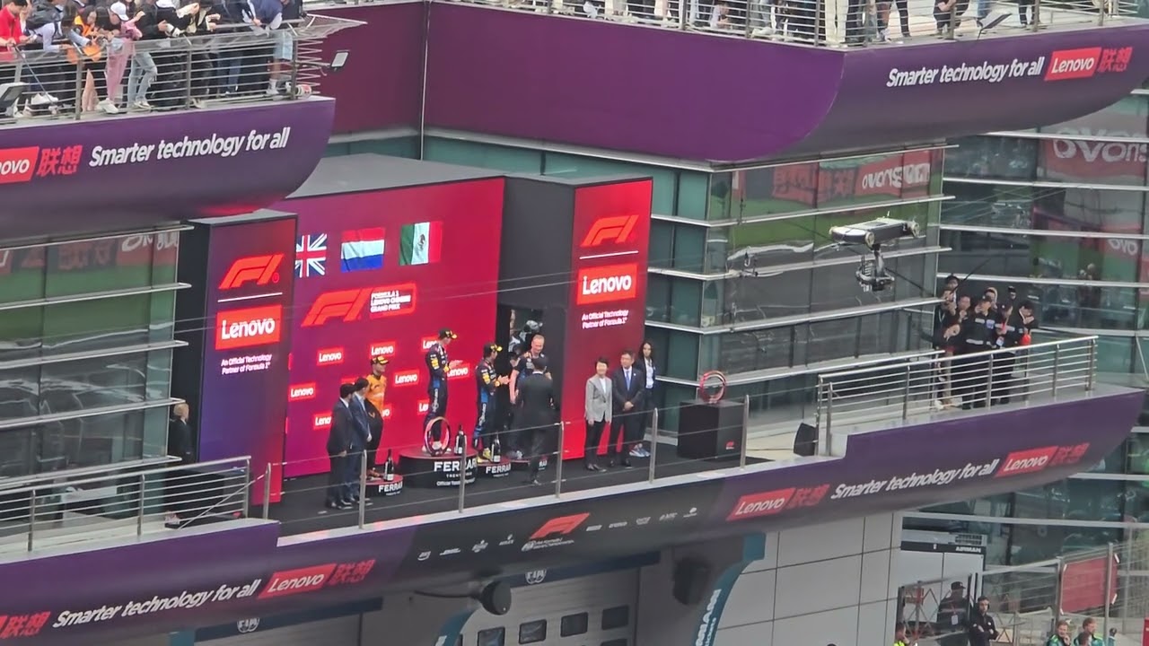 Trophy Presentation Ceremony of 2024 F1 Chinese GP