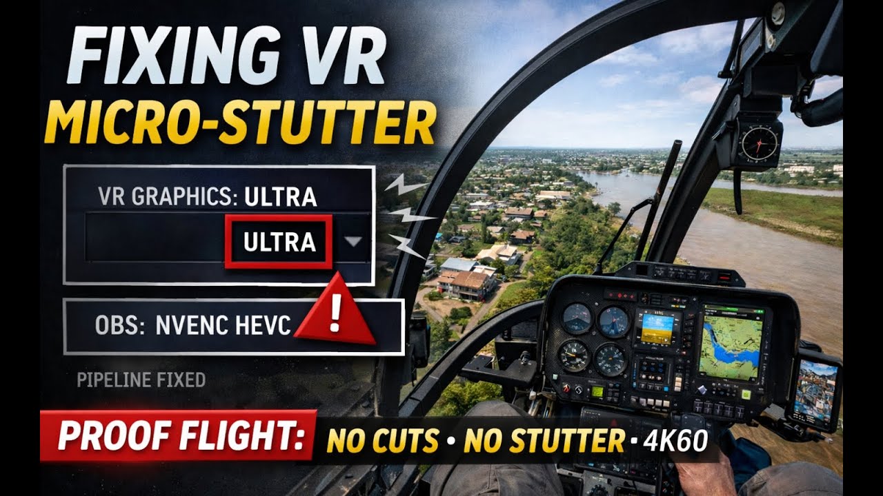 Virtual Desktop VR Stutter in MSFS | Troubleshooting + Validation Run