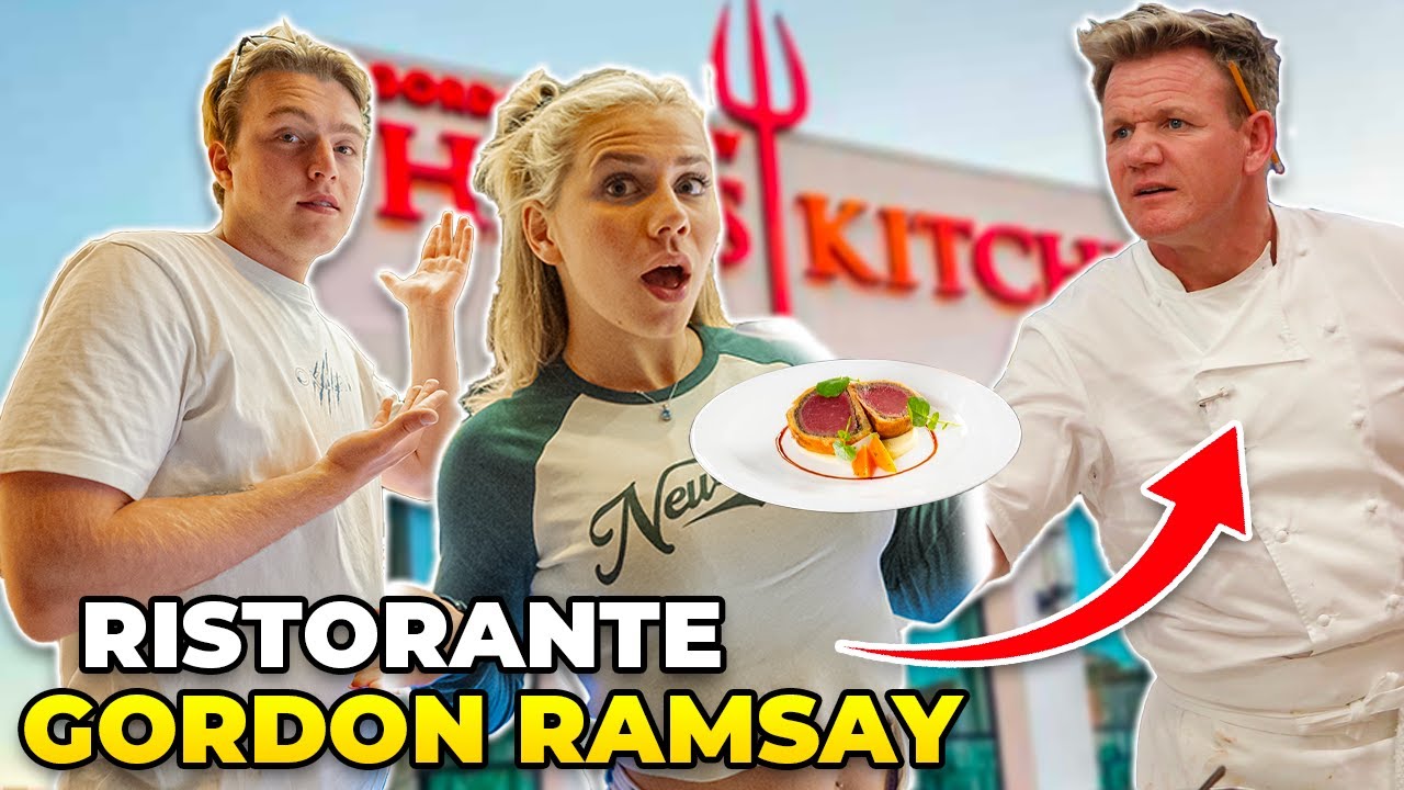 PORTIAMO NOSTRO FIGLIO DA GORDON RAMSAY PER LA PRIMA VOLTA