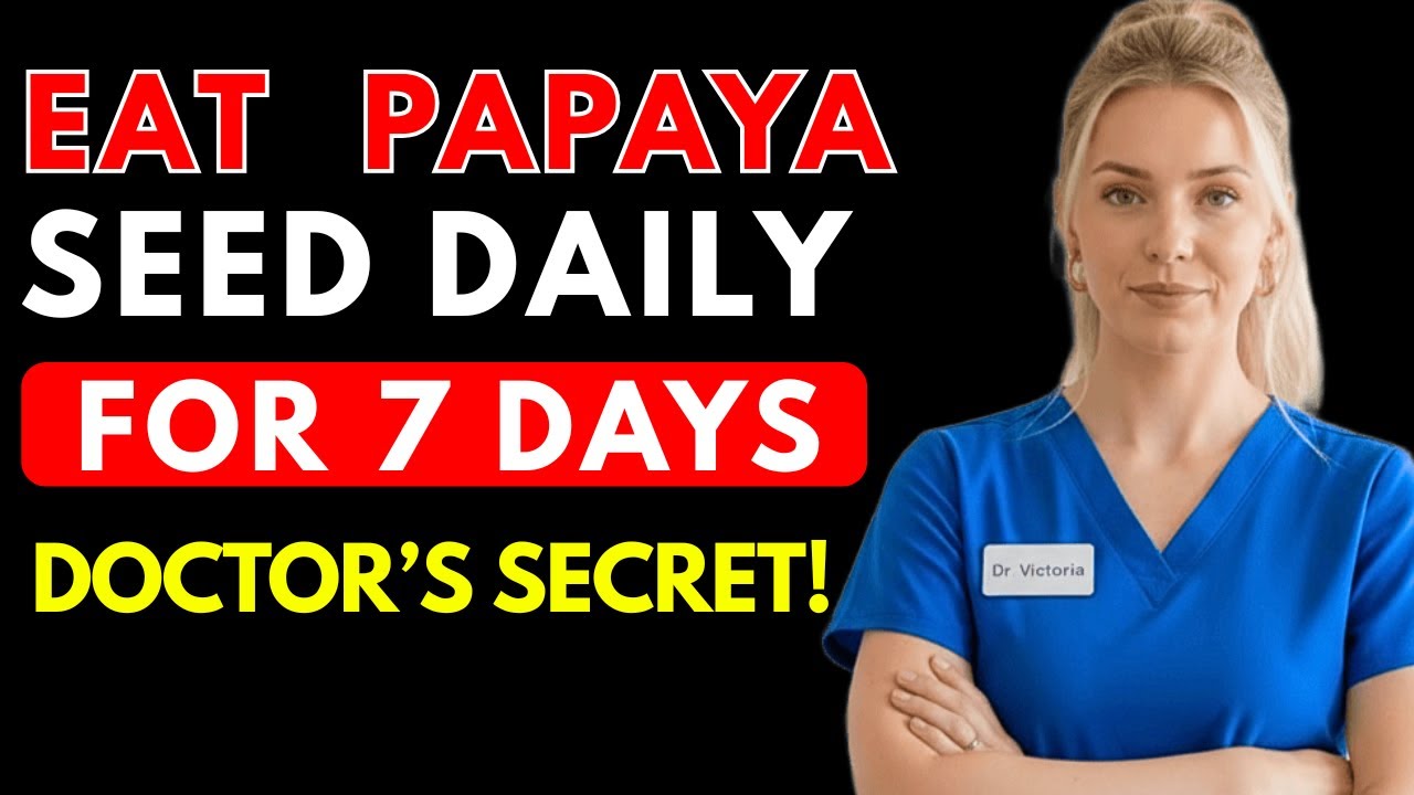 Eat Papaya Seeds Daily For 7 Days & This Happens (not what you think) | Dr. Victoria Wilson