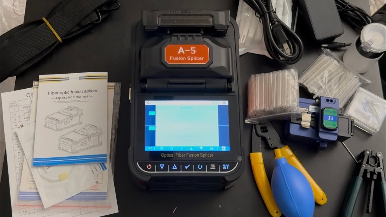 A-5 Fusion Splicer Unboxing and First Burn