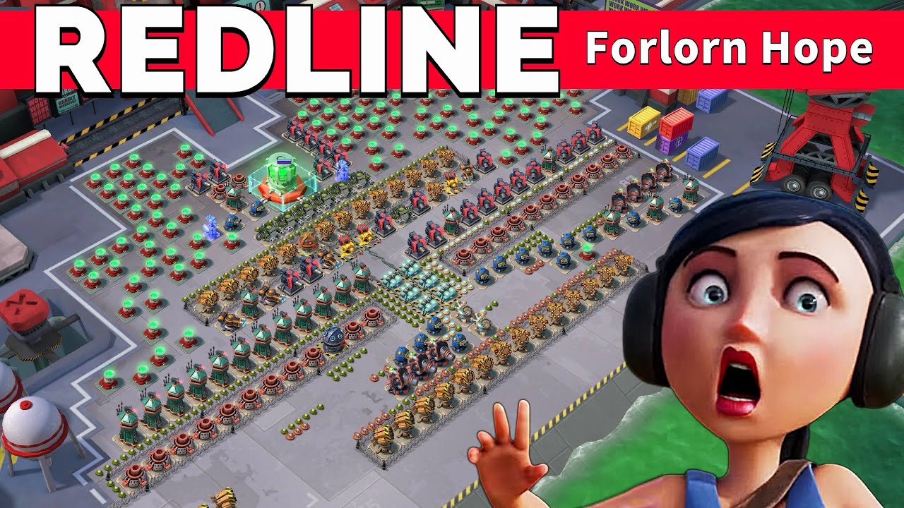 REDLINE full with Rocket Launchers, but HOW? - BOOM BEACH gameplay, operation attack strategy & tips