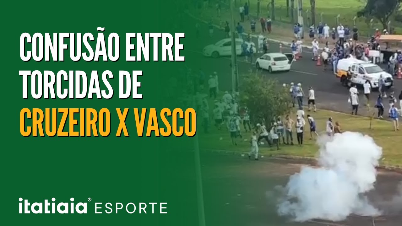 CONFUSÃO ENTRE TORCIDAS DE CRUZEIRO X VASCO EM UBERLÂNDIA