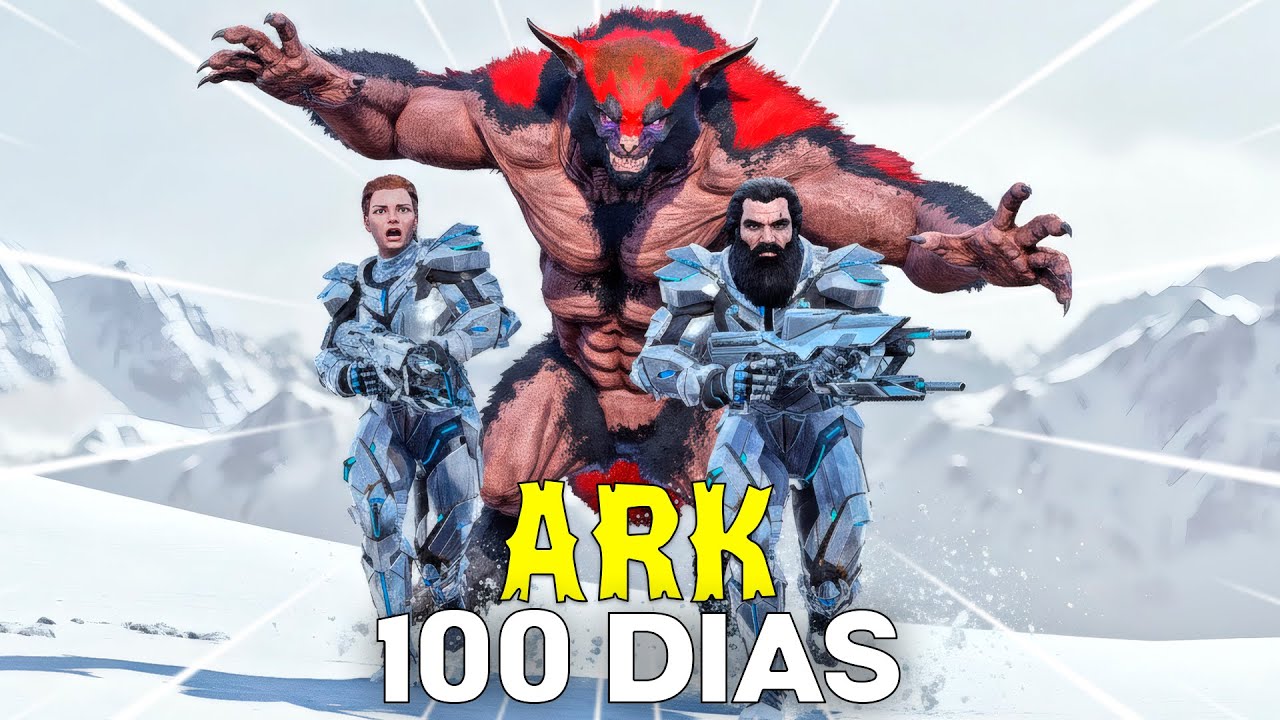 SOBREVIVE 100 DIAS en ARK CON CRIATURAS MUTANTES! &iquest;IMPOSIBLE?