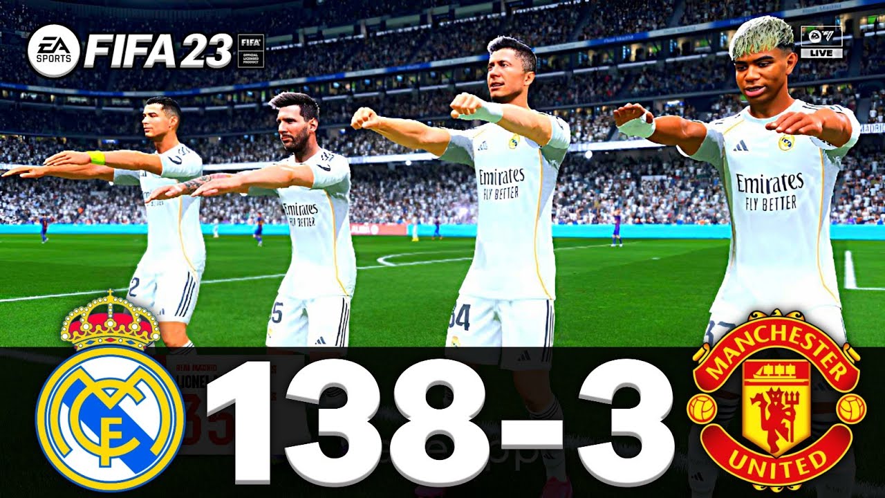 FIFA 23 — МЕССИ, РОНАЛДУ, МБАППЕ, НЕЙМАР, ВСЕ ЗВЕЗДЫ | АЛЬ-НАССР 100-1 МАНЧЕСТЕР Юнайтед