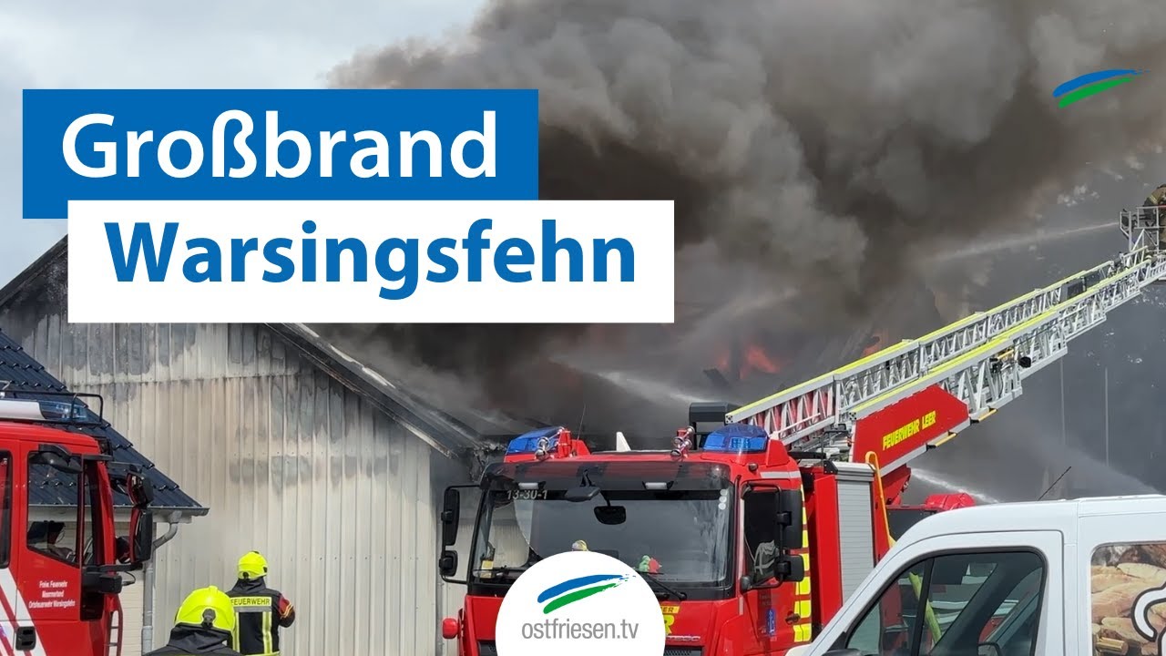 Großbrand in Moormerland