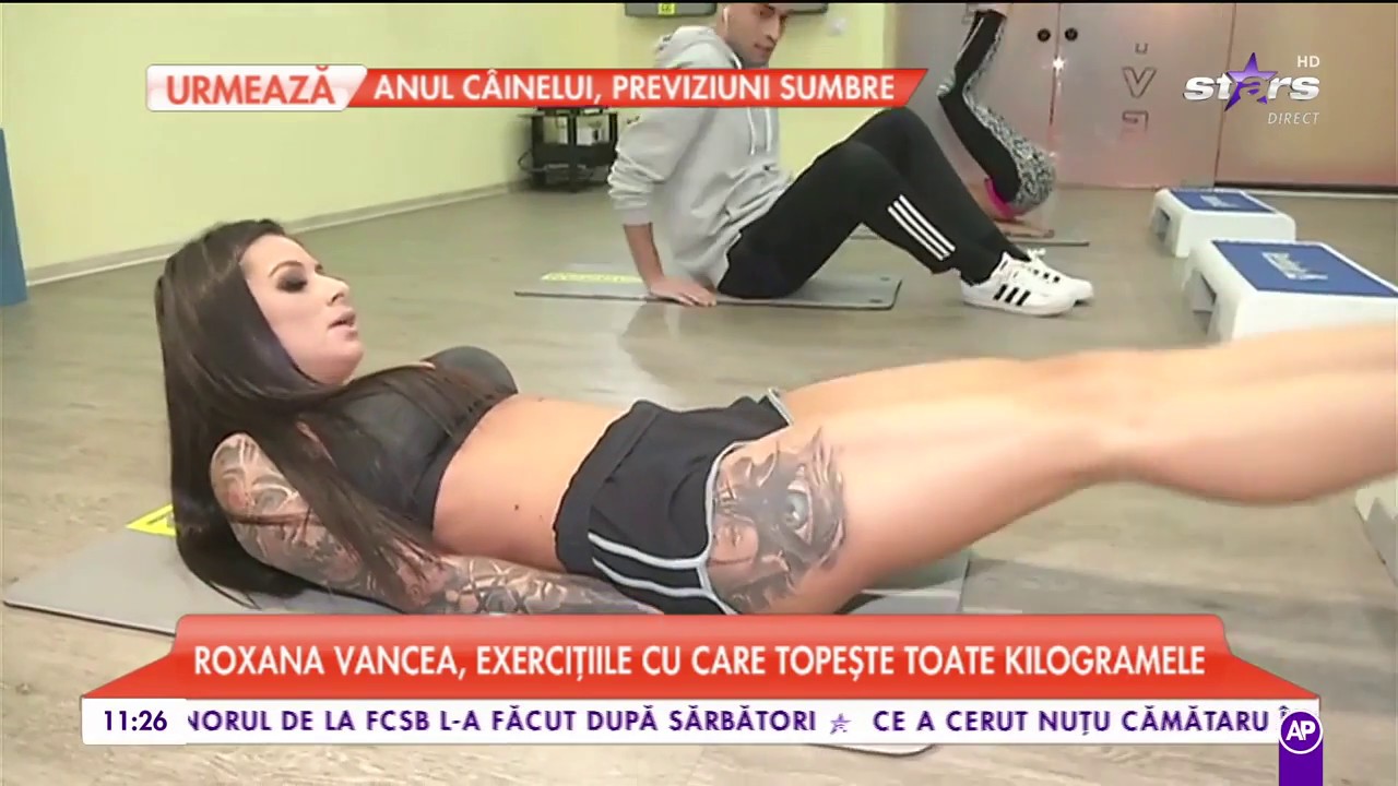 Roxana Vancea, trucurile care o ajută să arate demențial. Exercițiile cu care topești grăsimi